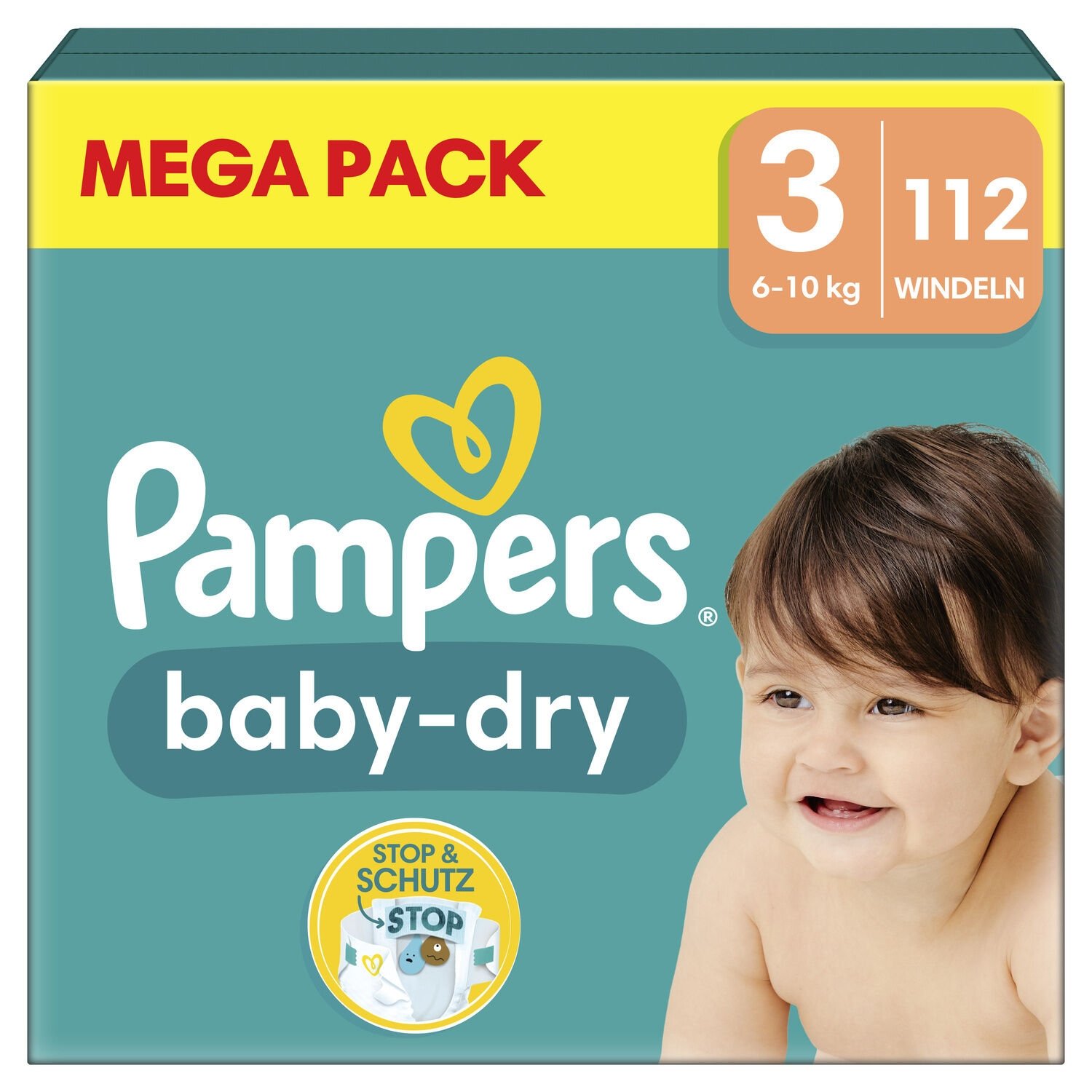 pampers baby dry extra large+