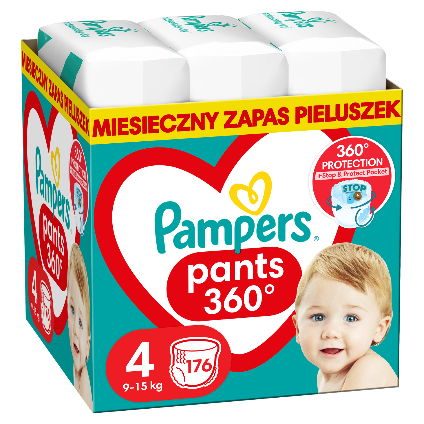 pampers teal colour