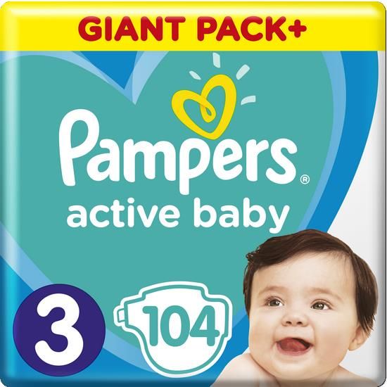 pampers active baby dry 53