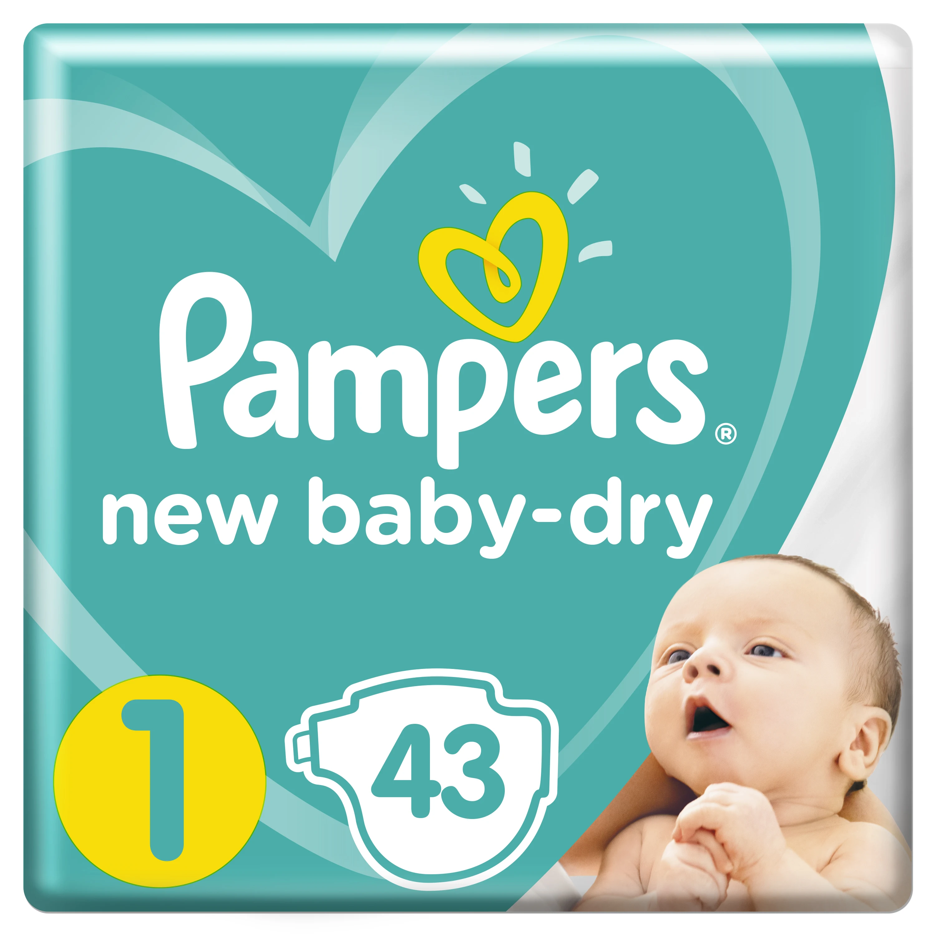 pampers new baby pieluchy 1 newborn 43 szt