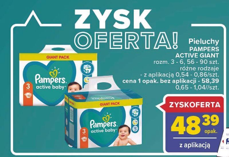 pieluchomajtki pants pampers promocja