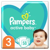 pieluchomajtki pampers 3 naklejka z tylu