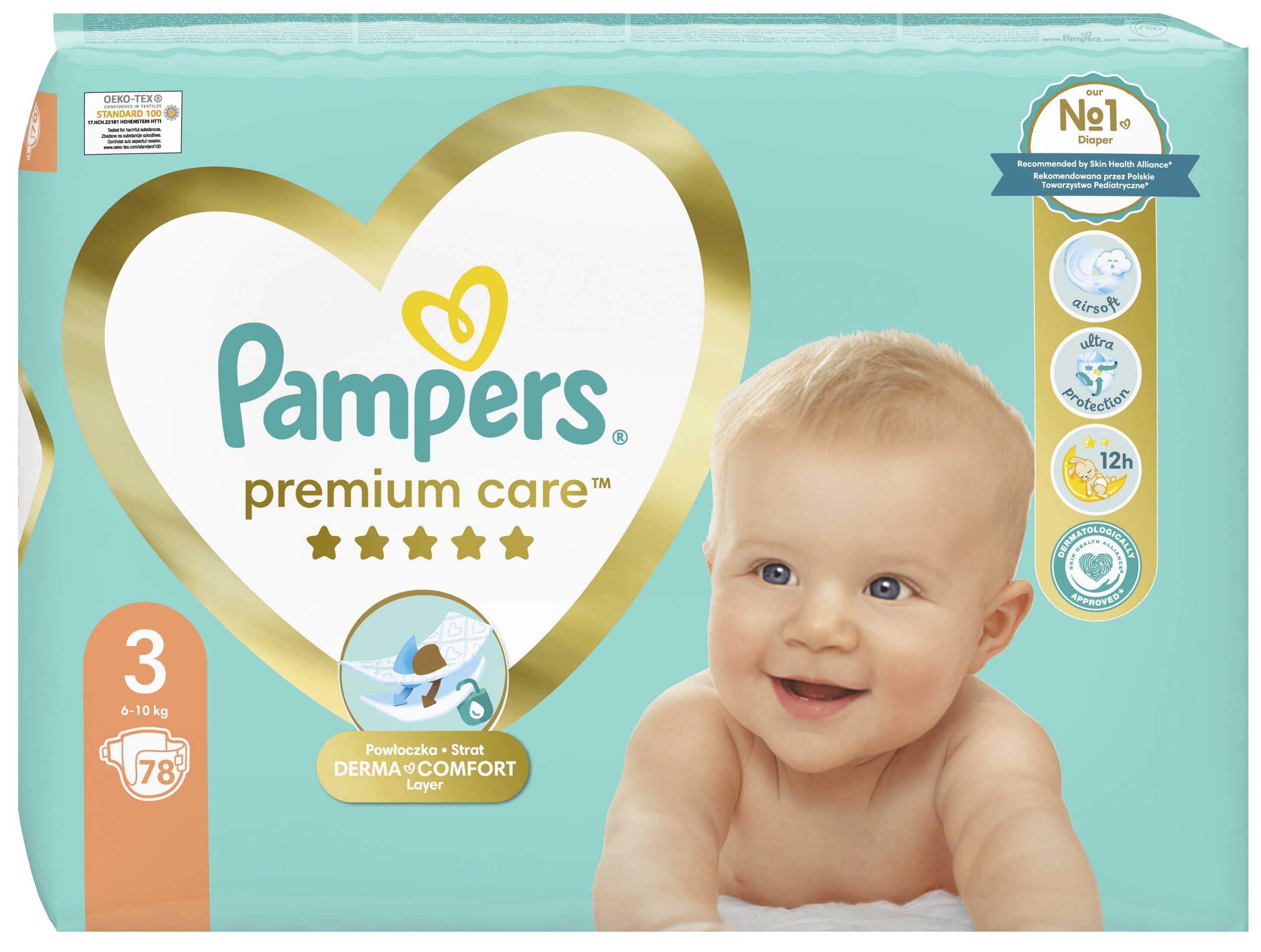 pampers premium care pieluchy 1 mini 168szt