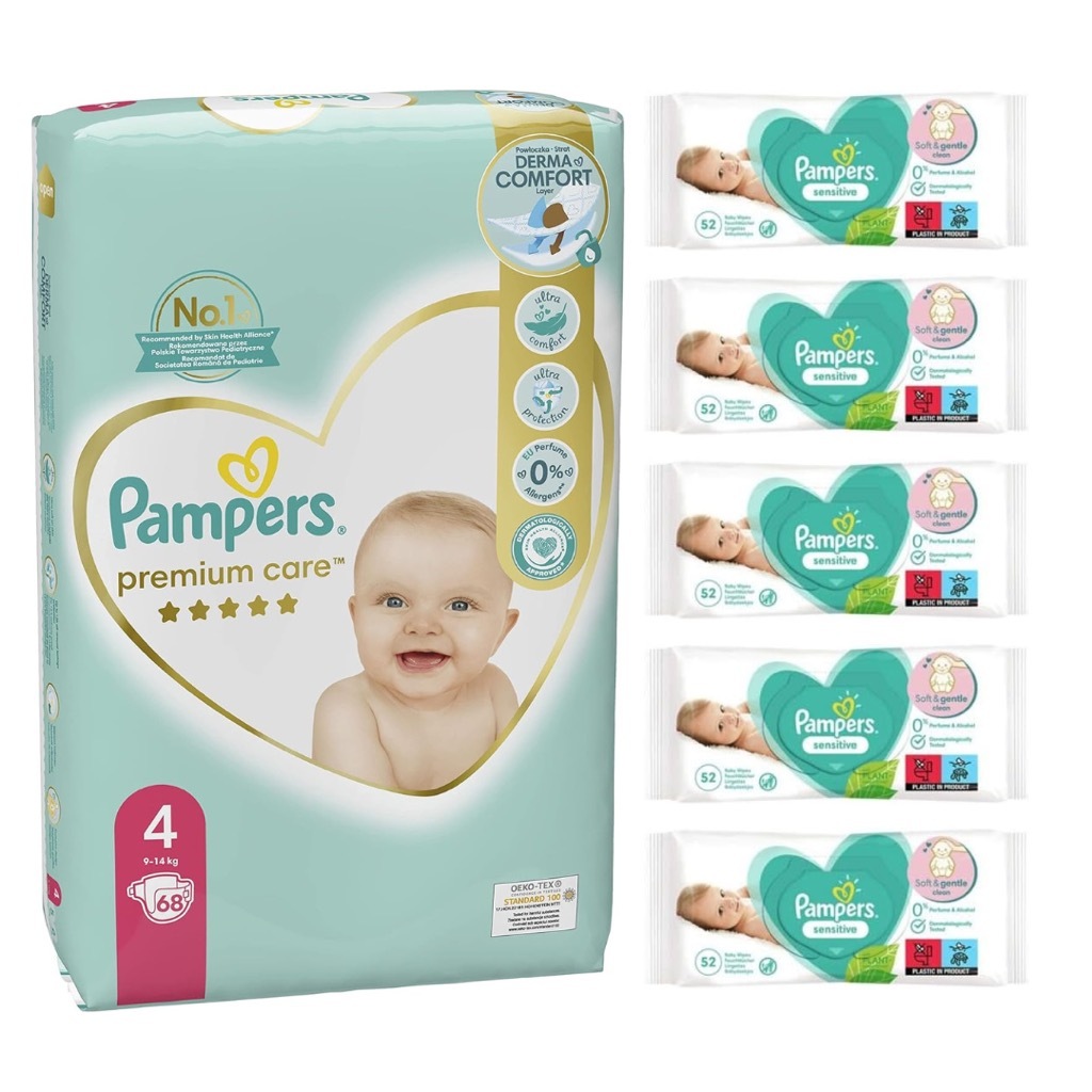 pampers premium care 3 80 шт