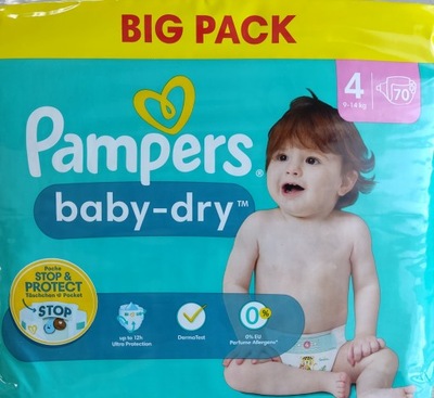 pampers care 3 120 szt