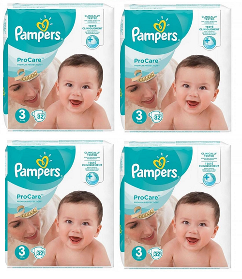 pampers fioletowe