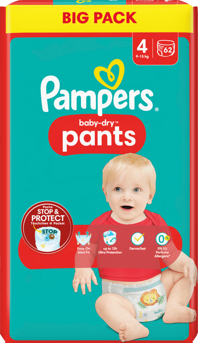 pampers pieluchomajtki extra large pants