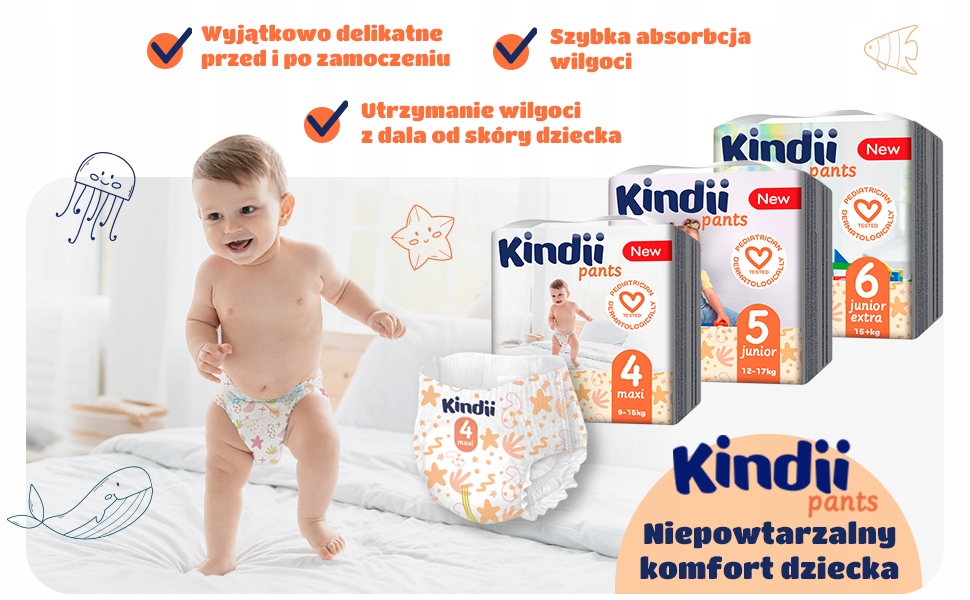 nowe pieluchy pampers dzień i noc