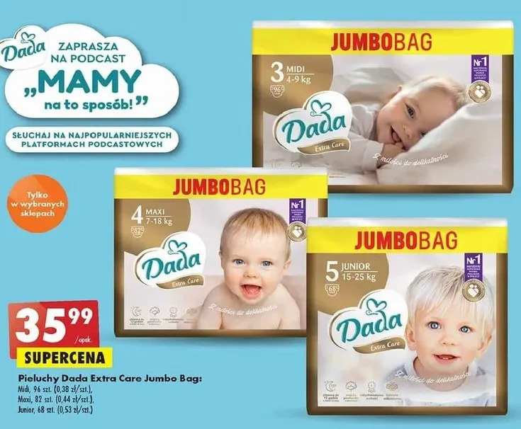 paleta pieluch pampers