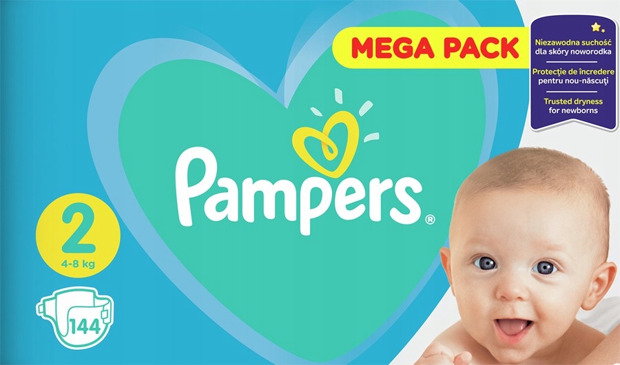 pieluchy pampers premium care 1 new born 88 sztuk