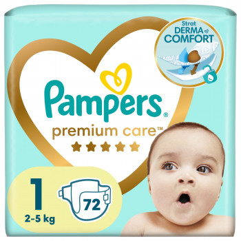 pieluszki pampers premium care rozmiar 1 2-5 kg 22 szt