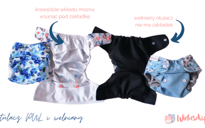 pieluchy w kształcie podpaski