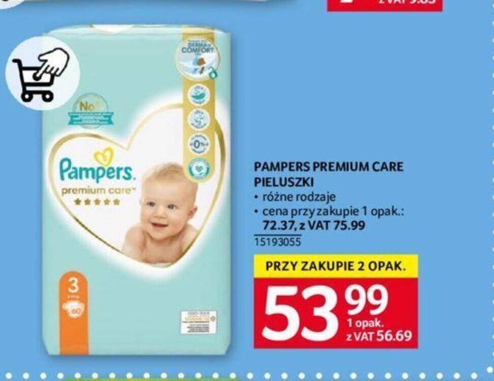 pampers pieluchy premium care 3 midi