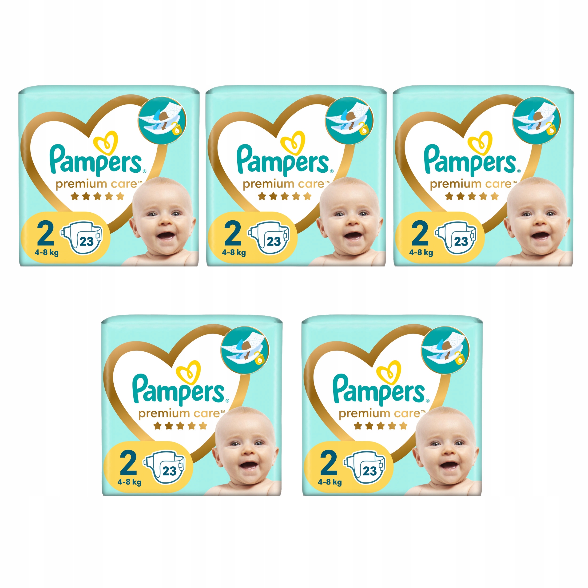 pieluchomajtki pampers 4maxi 100 sztuk