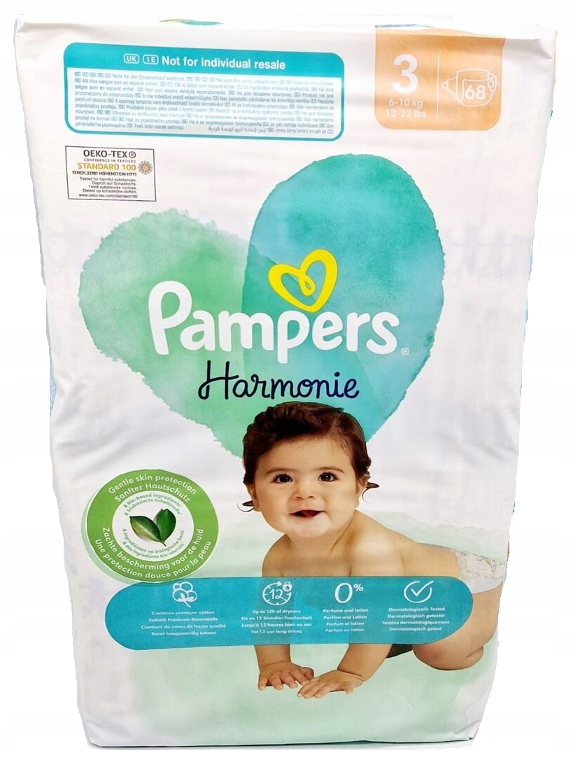 pampers sensitive chustecyki 4x64