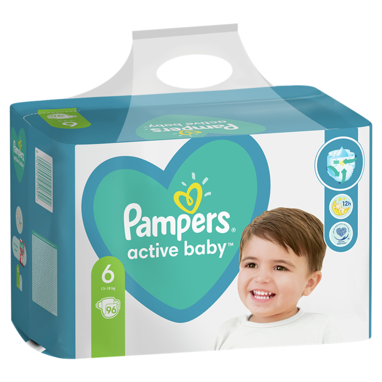 pampers active baby 5 52 szt