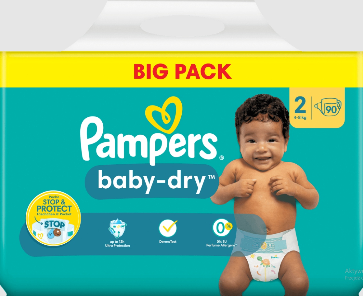 biedronka pampers megapaka