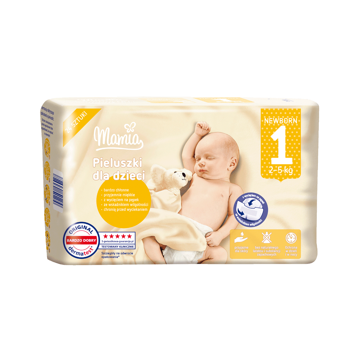 pampers sensitive 1 chusteczki