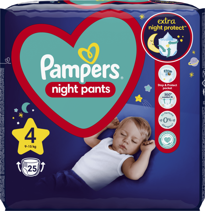 pampers liczba mokrych pieluszek