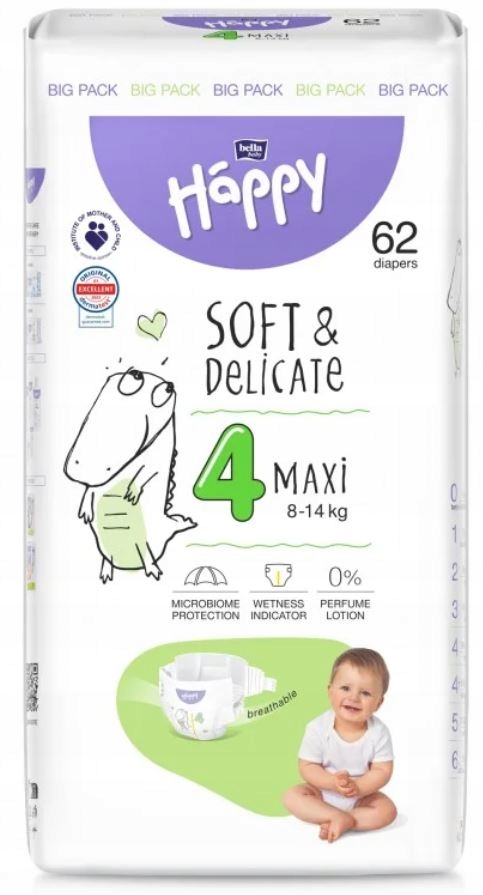 pampers 4+ 96 sztuk