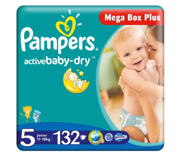 pieluchomajtki pampers mega box 4+