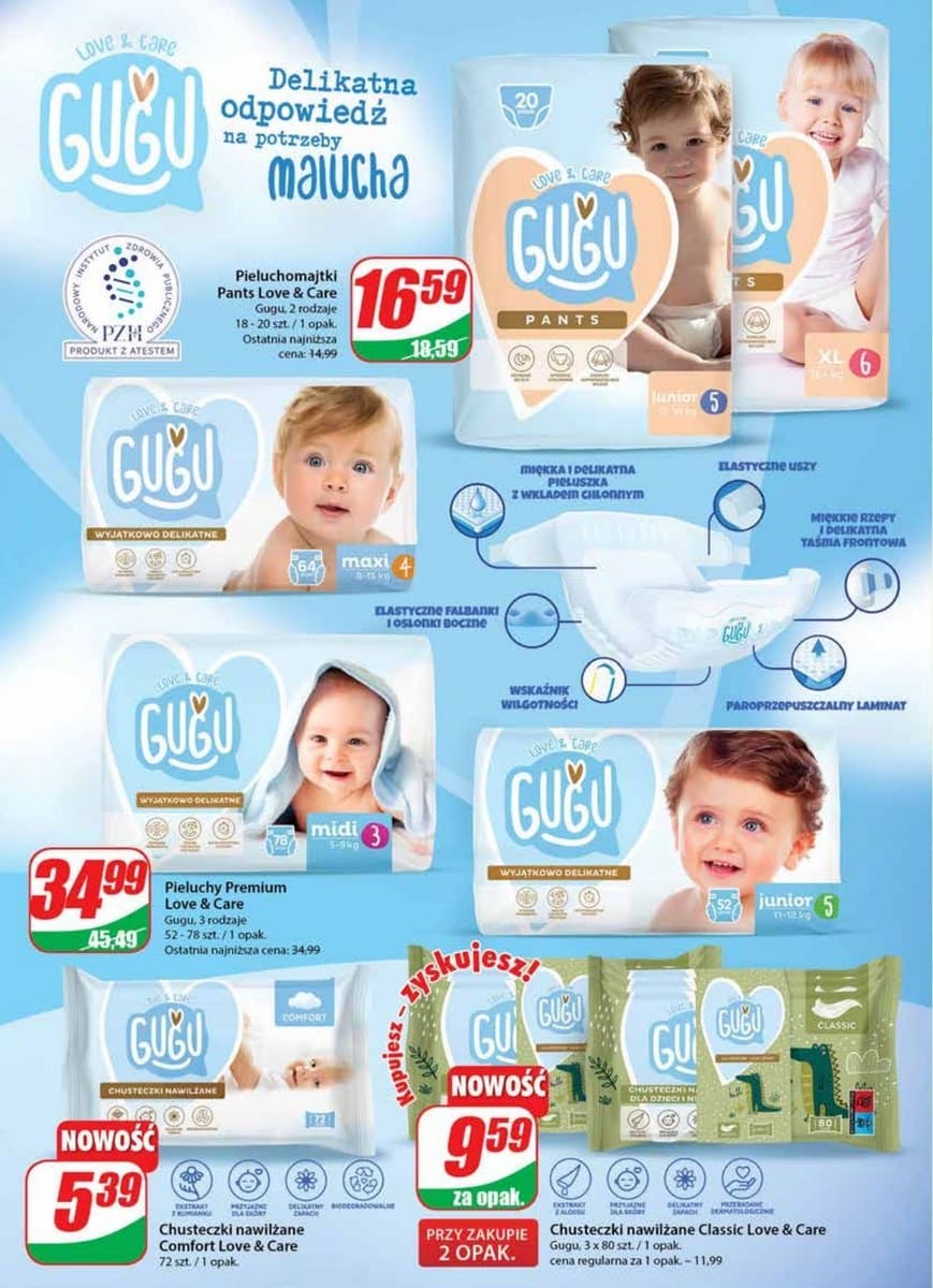 pampers premium care 1 22 szt cena