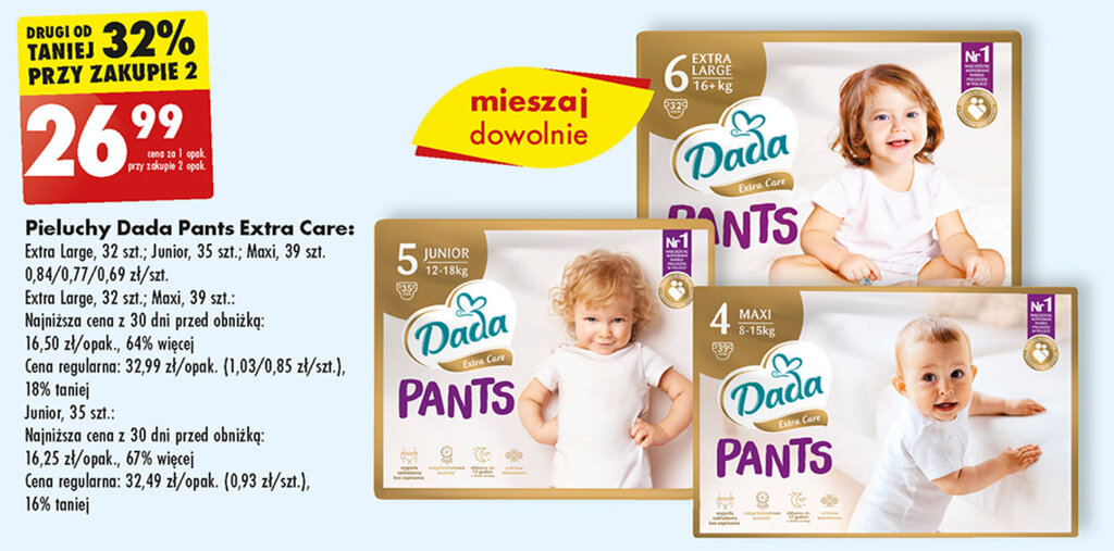 pampers pants pieluchomajtki rozmiar 4 rossmann