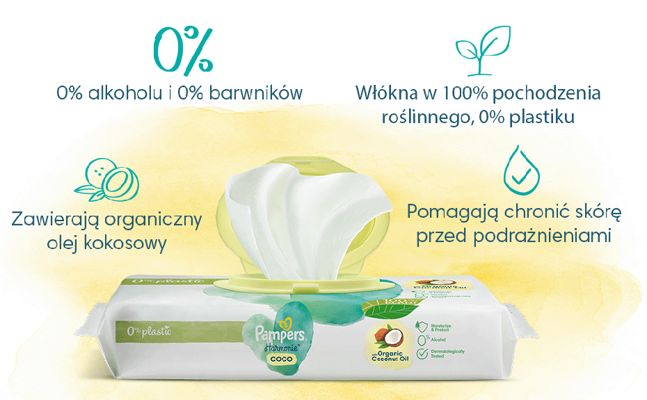 mokre chusteczki pampers 6x64