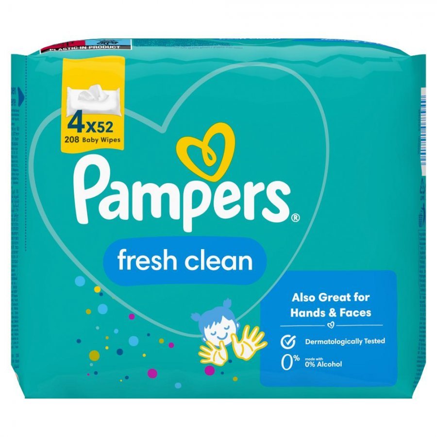 pampers aqua pure or water wipes