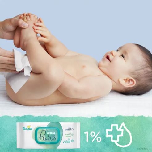 pampers sensitive chusteczki nawilżane 12x56 sztuk