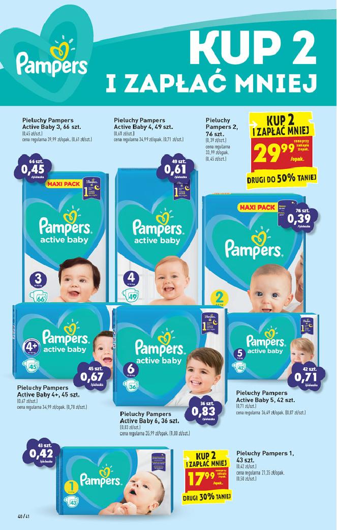 pampers 2 66szt