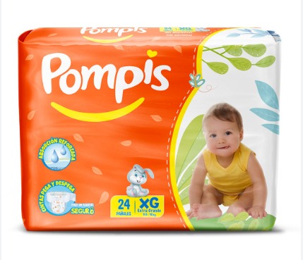 dziewczynka niemowle pampers