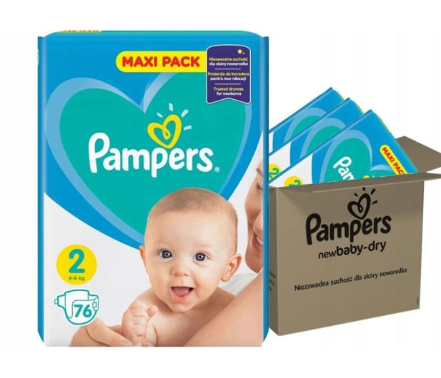 pieluchomajtki pampers pants 5 12-17 kg miesięczny zapas 152