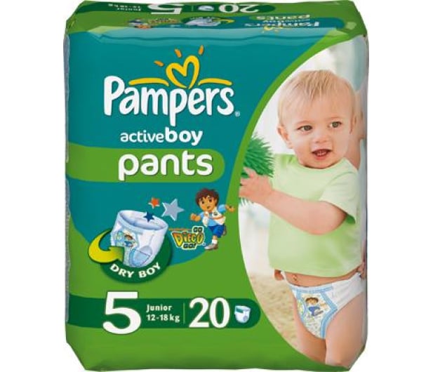 pampers podczas ospy