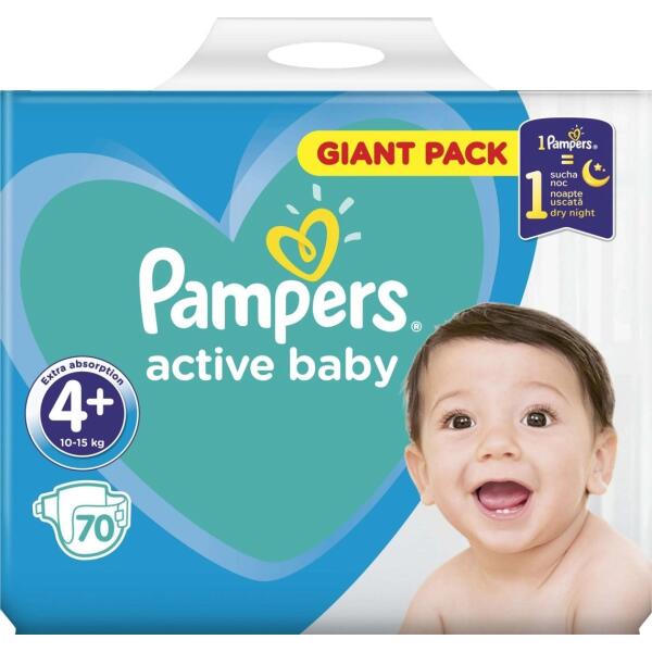 pampers 6 active baby dry 42 szt