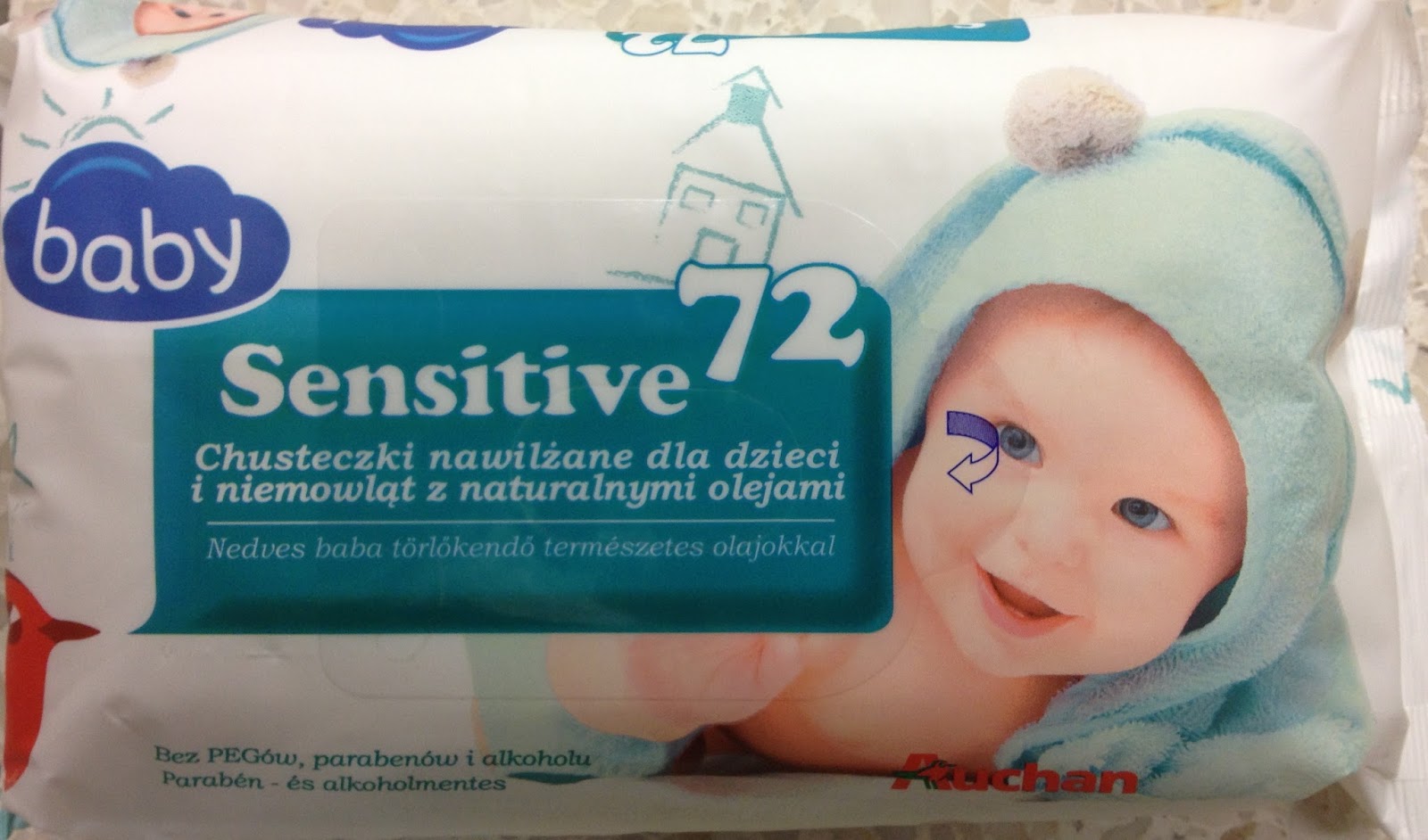 pampers chustecki dla niemolwta 56 sztuk