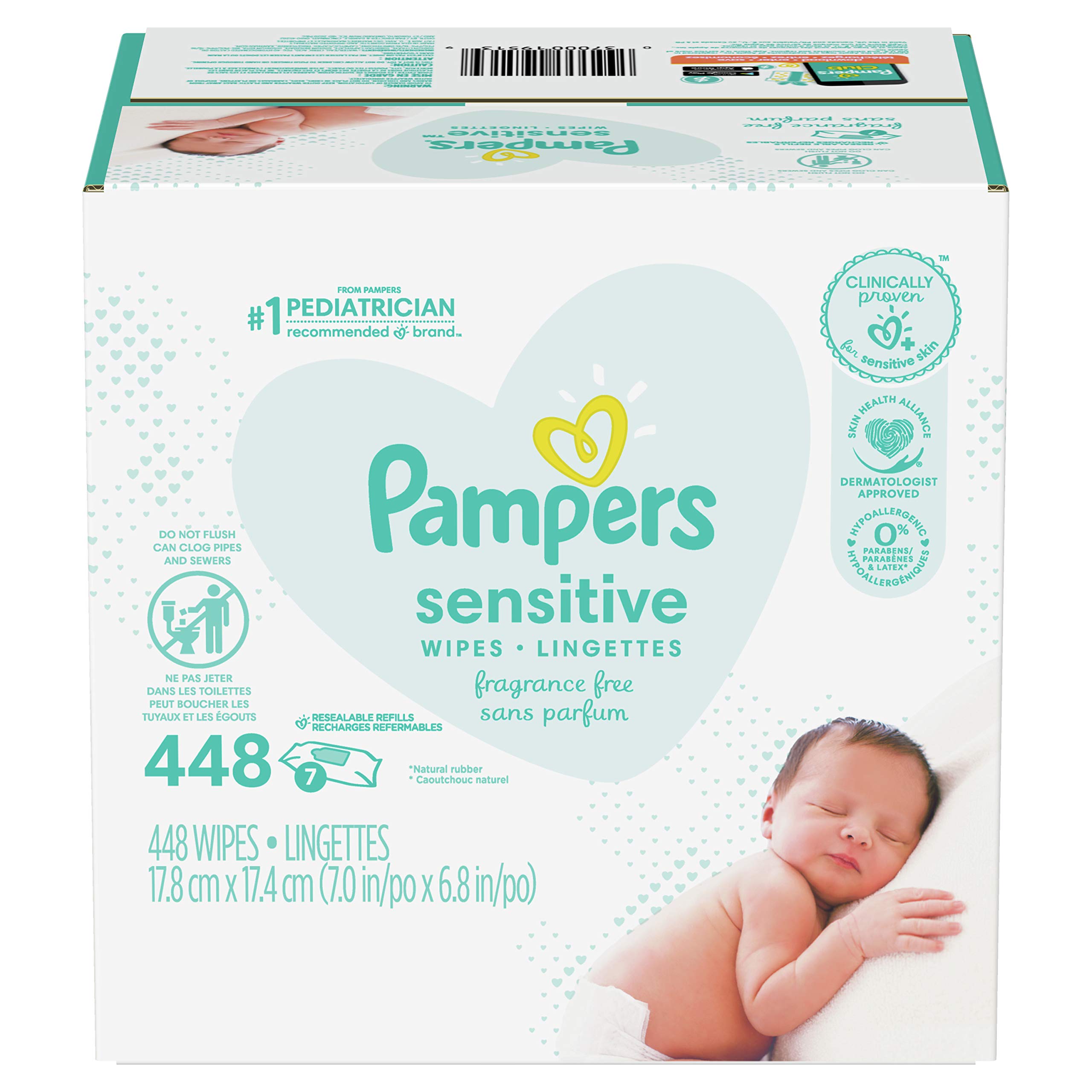 pampers sensitive chusteczki nawilżane 12 szt