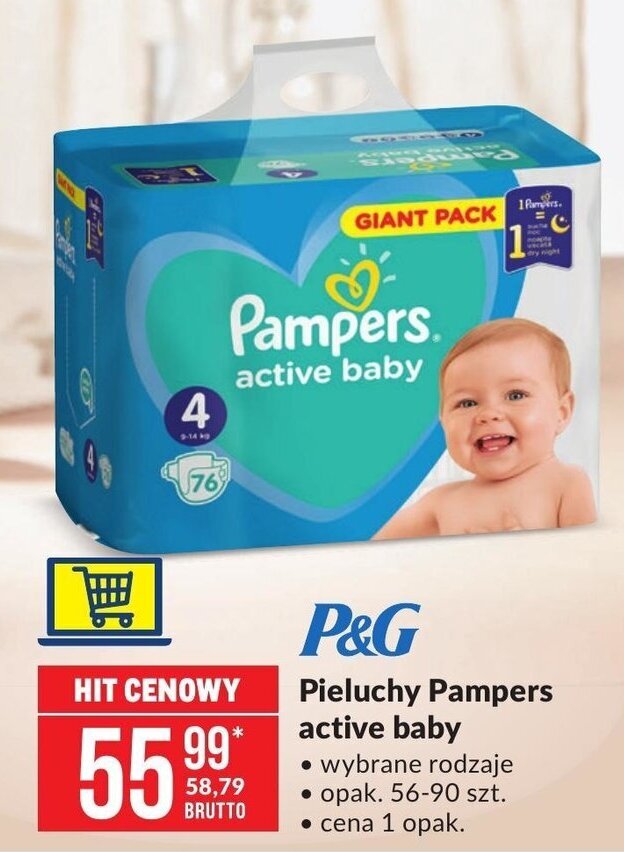 chusteczki pampers pure