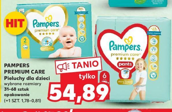 pampers premium care pieluchy 1 newborn 2 mini