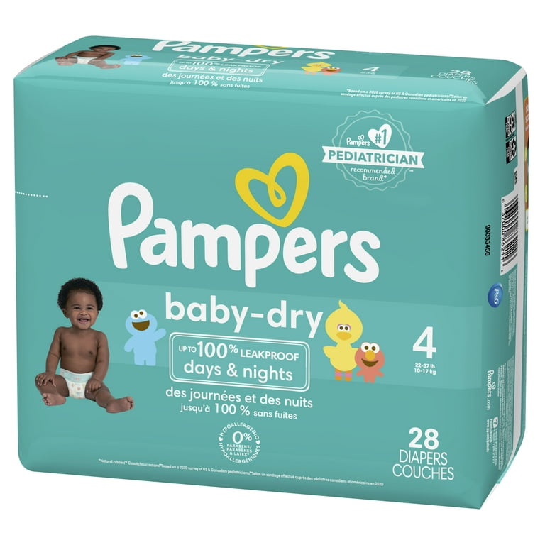 pampers упаковка количество