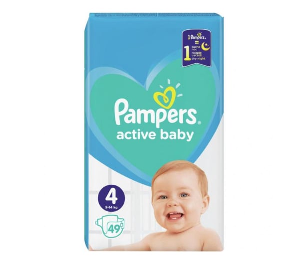 pieluchy pampers zółte