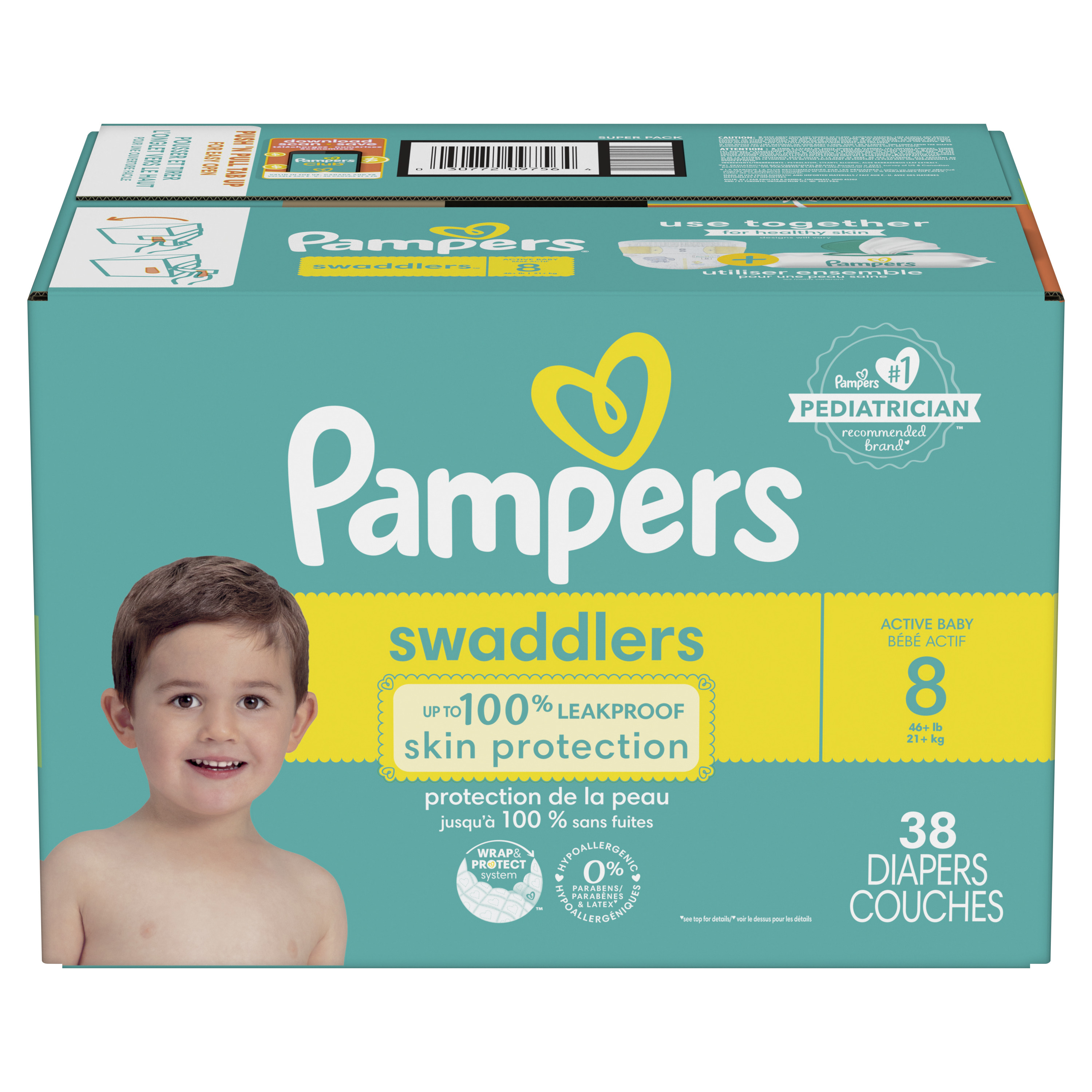 chusteczki pampers sensitive 1x56