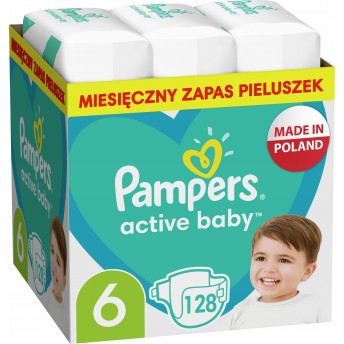 pampers active baby 3 52 szt