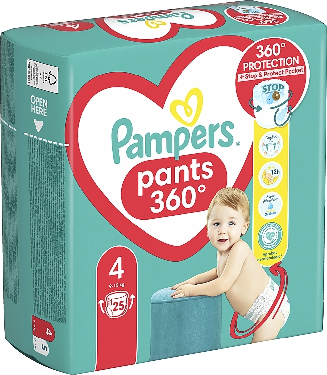 pampers bez wskaźnika wilgotnosci