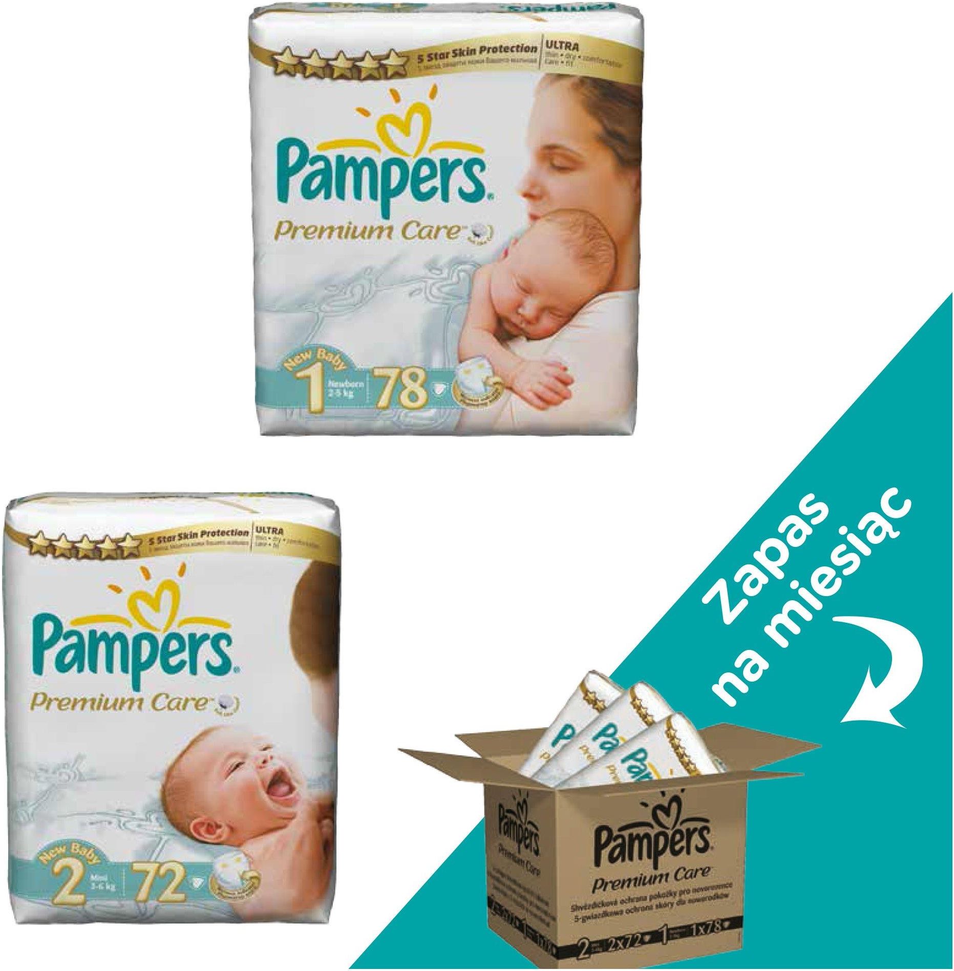 pieluchy jednorazowe pampers premium care 3