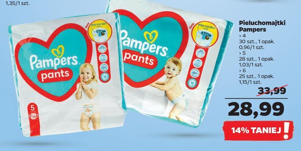 ulepszenie pieluszek pampers premium care