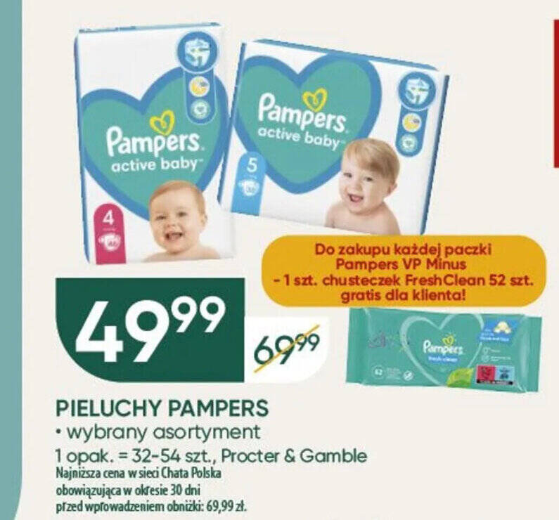 pieluszzki pampers