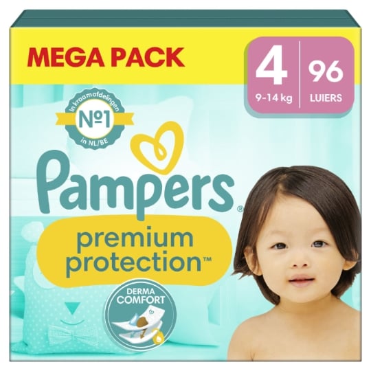 pampers premium care 4 mega box