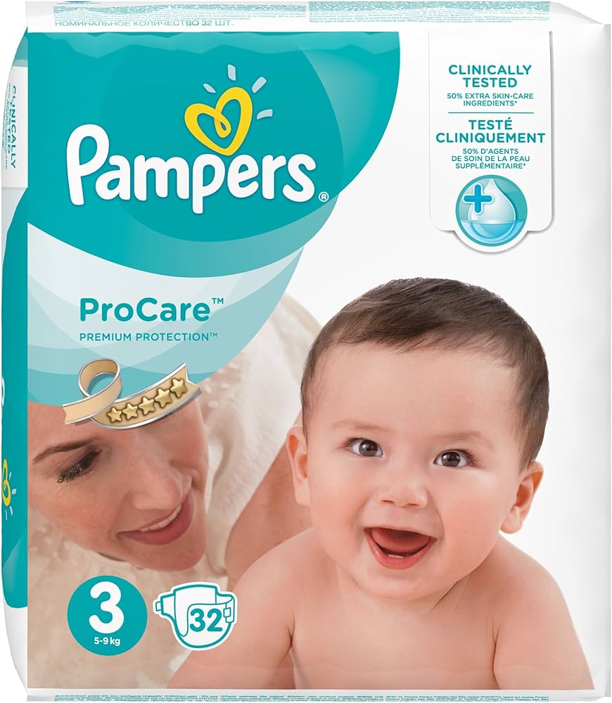 pampers dla dziewczynki