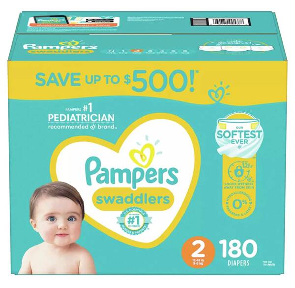 pampers sensitive chusteczki dla niemowląt 6 x 56 sztuk